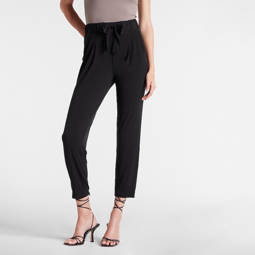 XS Express Ankle Sash Tie Pants